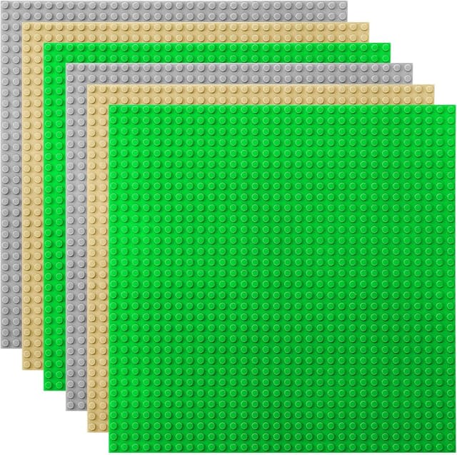 Thumbnail 6 de Lekebaby Grüne Bauplatte 25x25 cm 32x32 Noppen