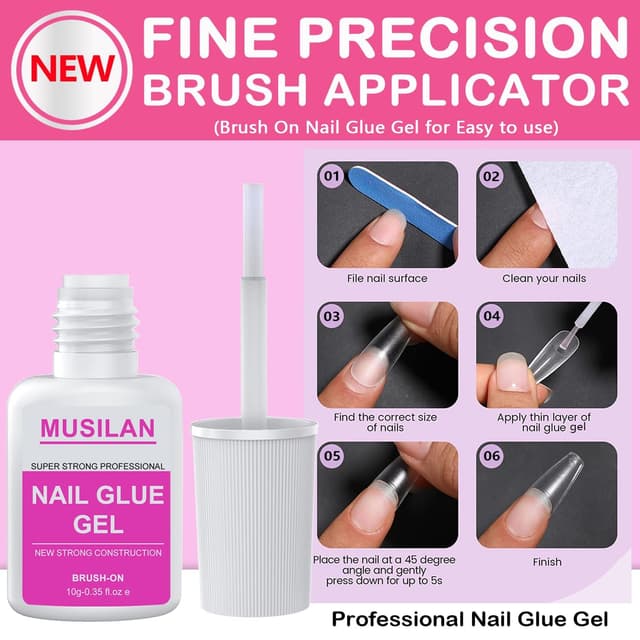 Thumbnail 5 de MUSILAN Nagelkleber und Entferner Set