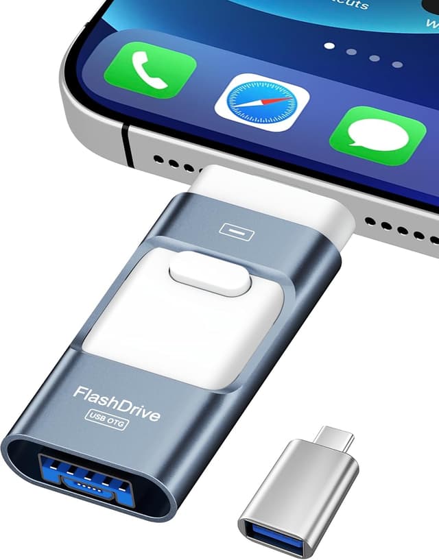 Imagen de ZARMST 256GB USB Stick 4‑in‑1 📱 en OfertitasTOP