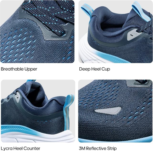 Detalle 2 de NORTIV 8 cushioned walking shoes