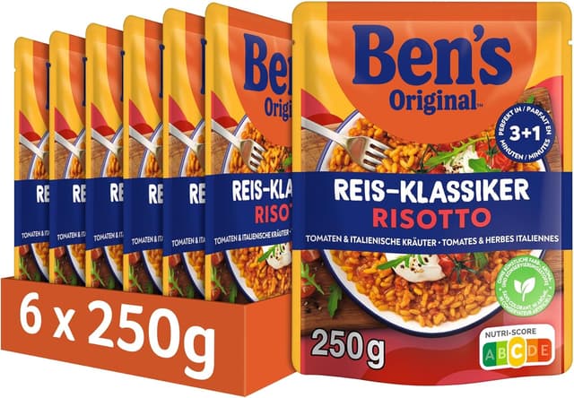 Imagen de BEN'S ORIGINAL Risotto Tomaten 6×250 g 🍚 en OfertitasTOP