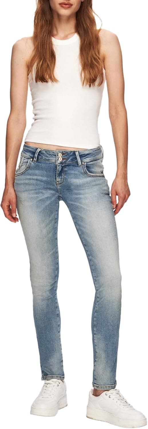 Thumbnail 6 de LTB Molly 200 Damen Jeans White Light Wash