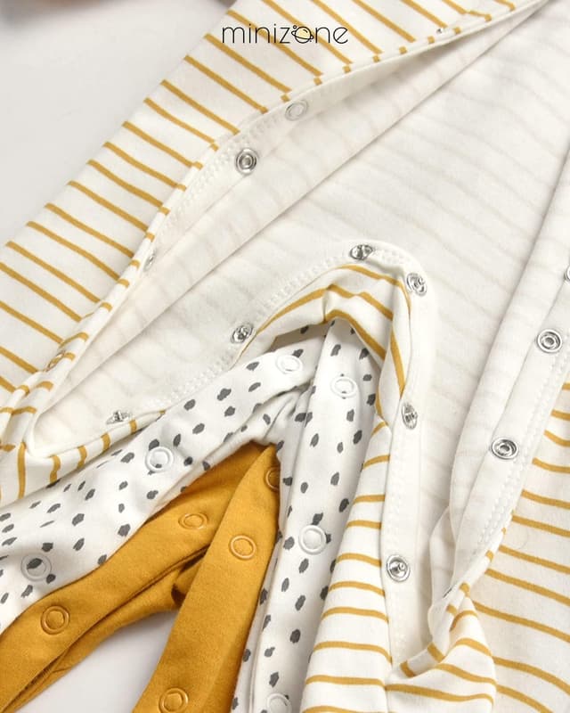 Detalle de Minizone Baby Romper Set 3pcs, 6-9 Months