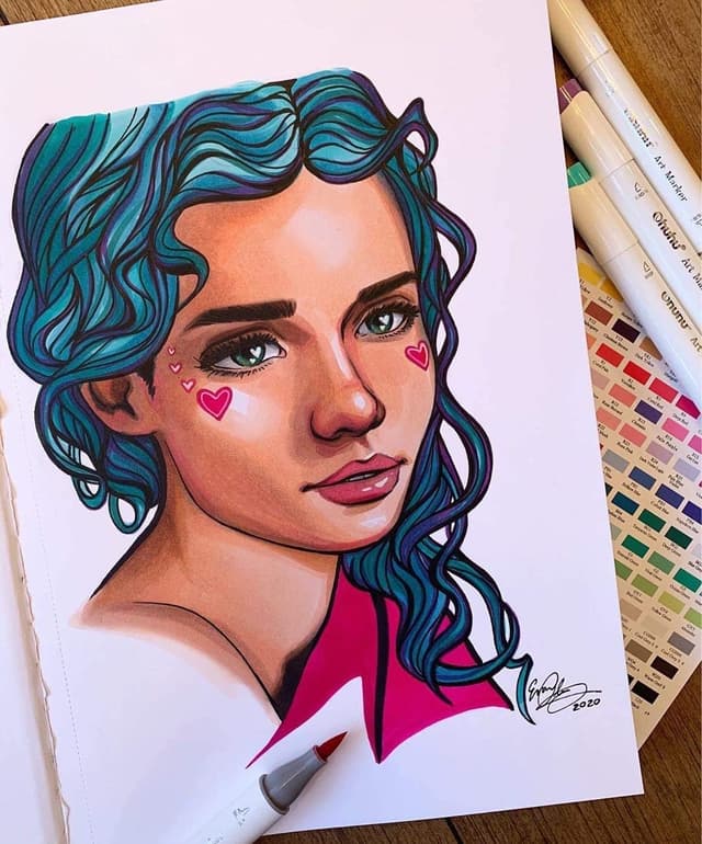 Thumbnail 6 de Ohuhu 2er-Set Skizzenbücher (A4 + 21x21 cm Quadrat) mit 200 g/m² säurefreiem Papier, Hardcover