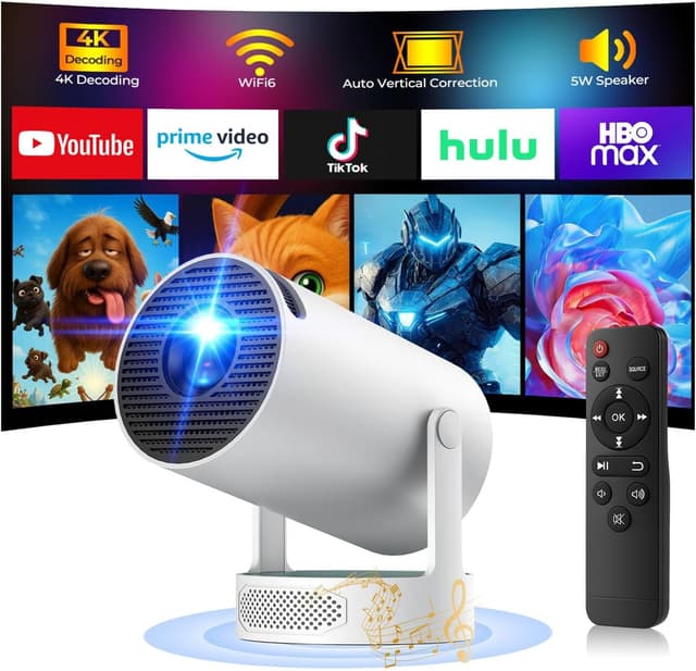 Detalle de HOTPEAK PR08 Mini Projector 12000 Lumen 📽