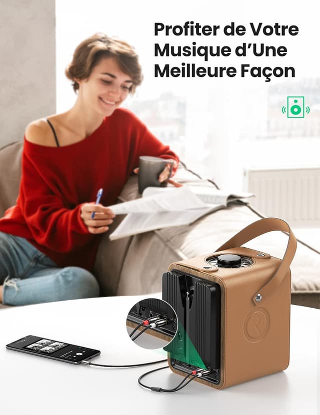 Thumbnail 2 de UGREEN Câble Cinch Jack 3.5mm vers 2 RCA 5M