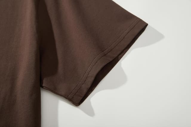 Detalle de VEIISAR Herren T-Shirt 210 GSM – 100% Baumwolle (vorgewaschen), klassisches Basic in Uni-Farbe