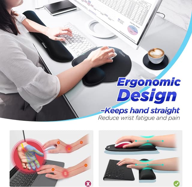 Thumbnail 2 de Gimars Alfombrilla ergonómica con reposamuñecas