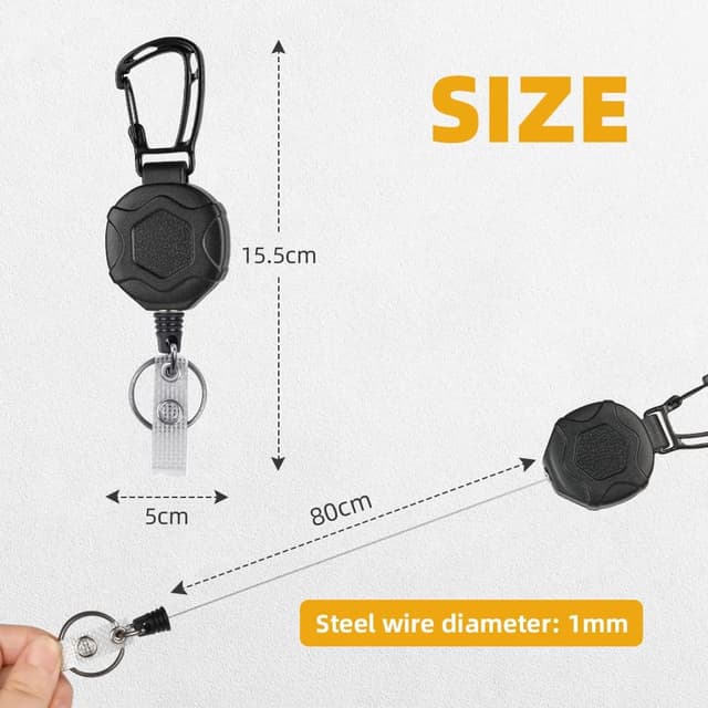 Thumbnail 1 de Vicloon Llavero Retráctil 2PCS