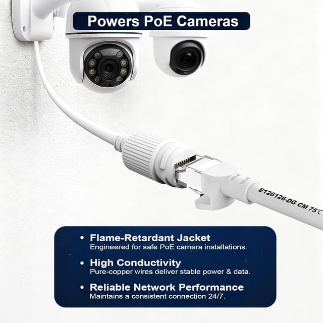 Thumbnail 2 de Cat 6 Outdoor Ethernet Cable 150 ft 10Gbps