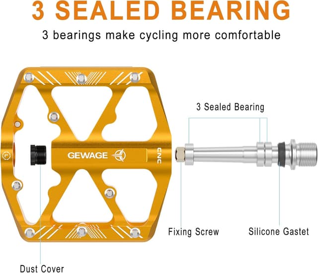 Thumbnail 2 de GEWAGE Pedali bici 101×118 mm
