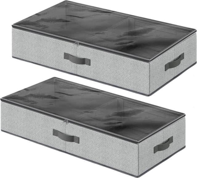 Detalle de SONGMICS Unterbettkommode 15 cm Organizer