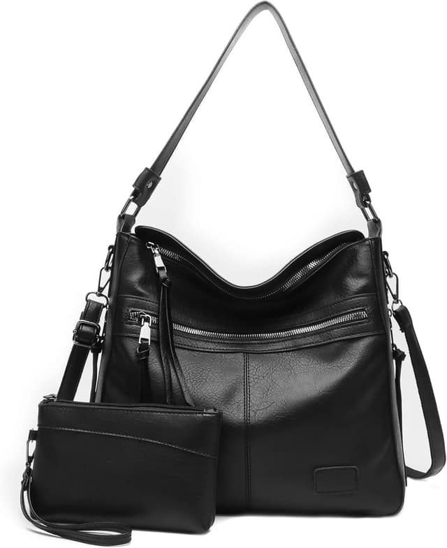 Thumbnail 6 de Lifetooler hobo bag and purse set for women – PU leather crossbody/shoulder tote, large work & travel bag