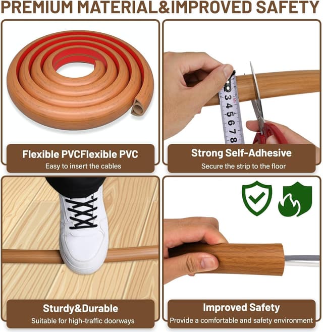 Thumbnail 6 de DIKARIYA Kabelkanal Holzoptik 2,5 cm