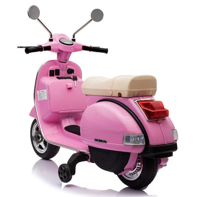 Thumbnail 2 de Ataa Cars Vespa Clásica moto eléctrica 12V Rosa