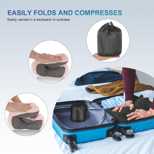 Detalle 2 de Eono Nackenkissen für Reisen mit Memory Foam