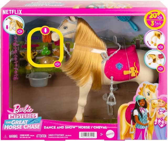 Detalle 2 de Barbie Horse HXJ42 with sounds