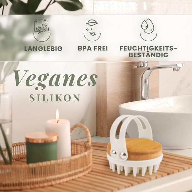 Thumbnail 4 de BAMBUA Kopfhaut Massagebürste Anti Schuppen