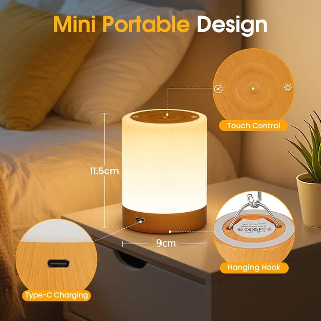 Thumbnail 5 de ONEWAY Night Light 2-Pack bedside lamps