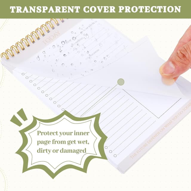 Detalle de To do list notepad 2 pack A5 planner 21 x 14 cm