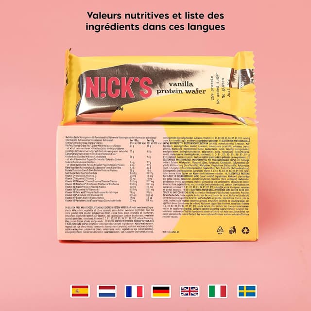 Thumbnail 1 de N!CK'S Barre protéinée 25% 🍫