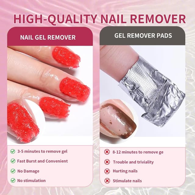 Detalle 2 de 2X15 ml Gel Nail Polish Remover Dunkelrosa