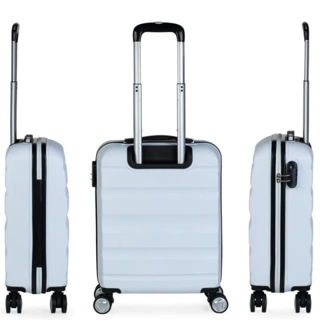 Detalle 2 de Itaca Elba Maleta ABS pequeña Blanco