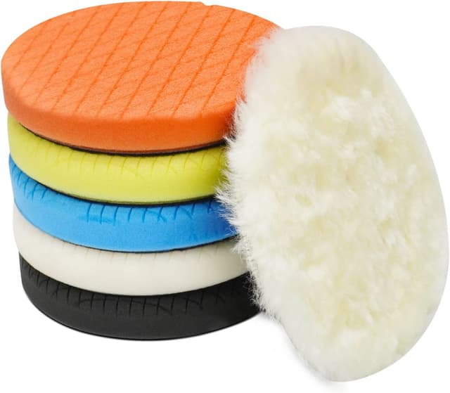 Detalle de 7" Autolock buffing polishing pads set
