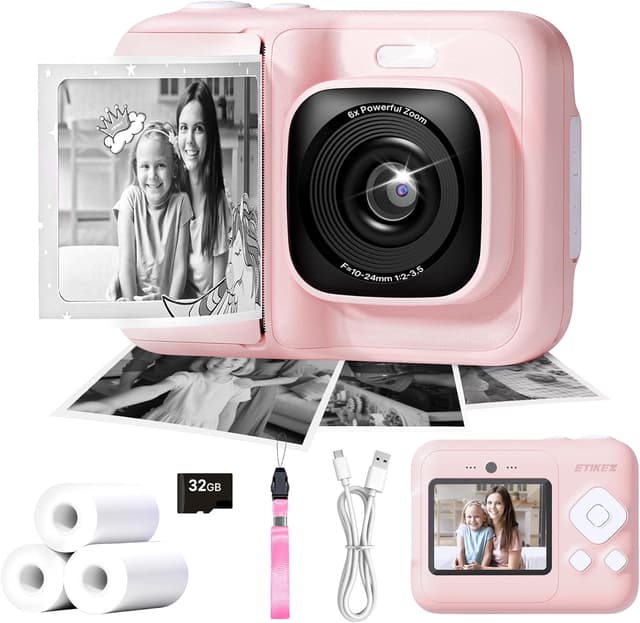 Detalle de Kids instant print camera 1080P