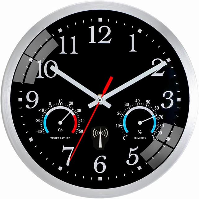 Detalle de Horloge radio-pilotée Ziprote 25 cm