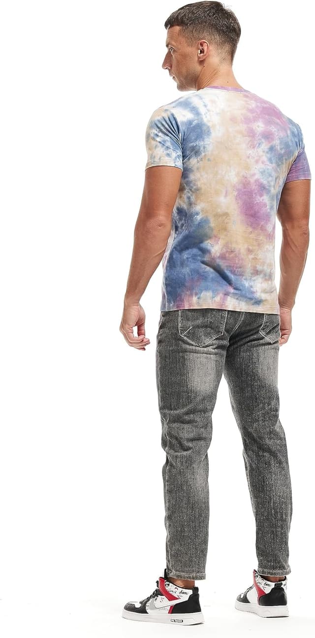 Detalle 2 de Herren T-Shirt Mikroelastik Baumwolle Spandex