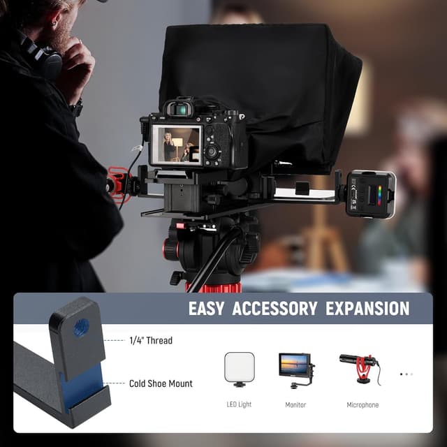 Thumbnail 3 de NEEWER Teleprompter X14 II 14" beamsplitter for cameras