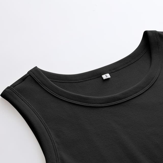 Detalle de ANRABESS Womens High Neck Tank XS-XXL