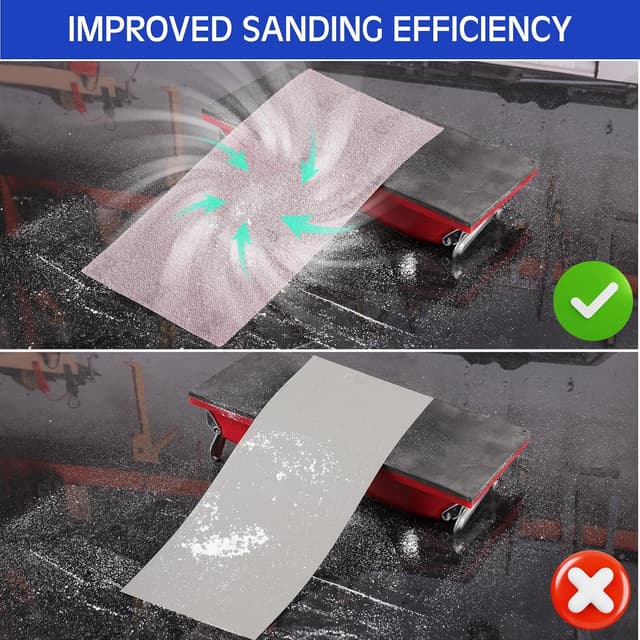 Detalle de Sruhrak 25 Schleifgitter-Klettschleifblätter 115x230 mm, Körnung 80