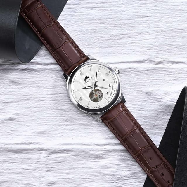 Detalle 2 de BISONSTRAP Uhrenarmband 20 mm Lederarmband