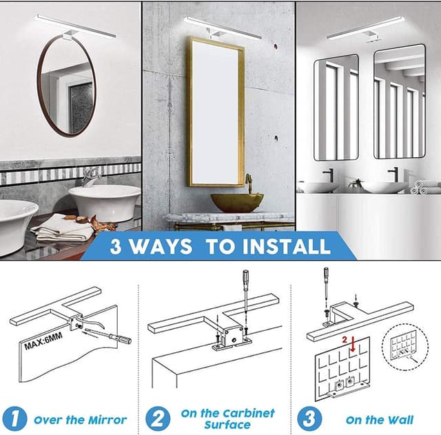 Detalle de Aogled Lampada specchio LED 5W 30 cm