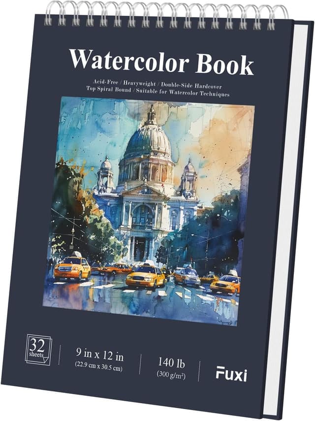 Imagen de Watercolor Sketchbook 10"x12" 140lb 32 Sheets en OfertitasTOP