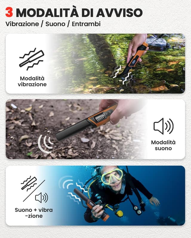 Thumbnail 4 de DR.ÖTEK Pinpointer 8 cm per ricerca metallica