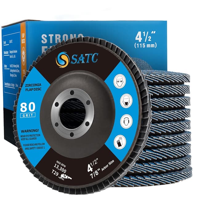 Thumbnail 5 de S SATC Flap Discs 115mm 40 Grit 10 Pack