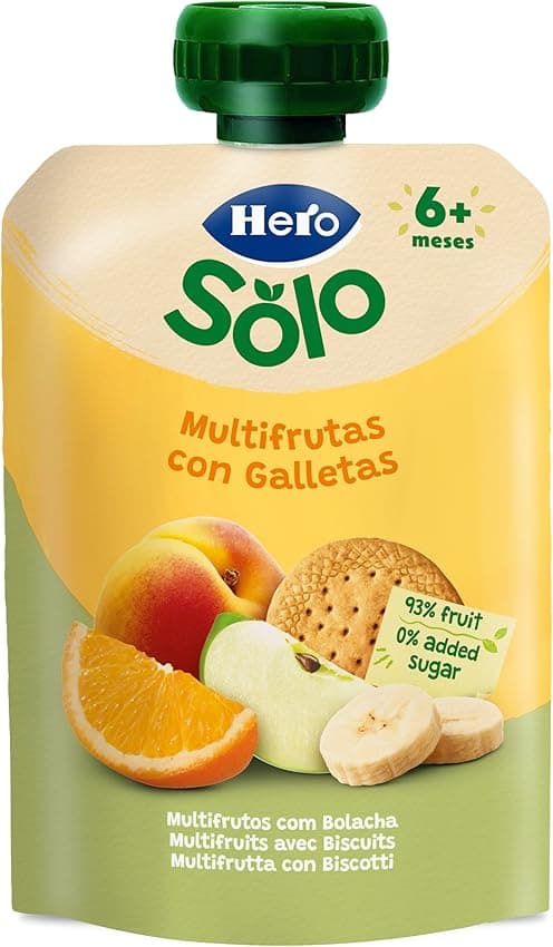 Thumbnail 2 de Hero Baby Mi Fruta Bolsitas de Fruta y Galleta 🍊🍌👶 Pack 18