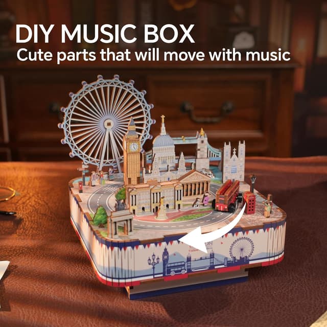 Thumbnail 3 de Tonecheer London Music Box 111-piece Puzzle