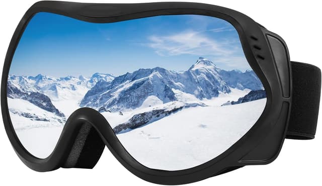 Detalle de SPEEDEVE Occhiali da sci maschera da snowboard OTG con protezione UV antiappannamento