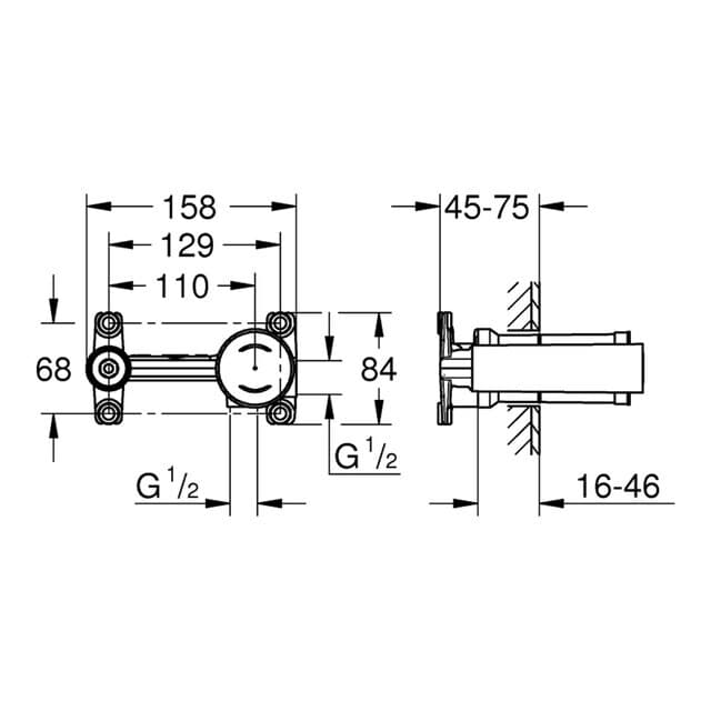 Thumbnail 2 de Grohe Kit para grifería empotrable