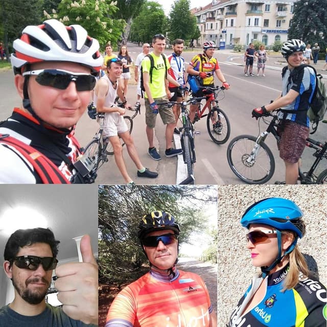 Thumbnail 6 de ROCKBROS Polarised Cycling Sunglasses with 5 Interchangeable Lenses (TR90 unbreakable frame)