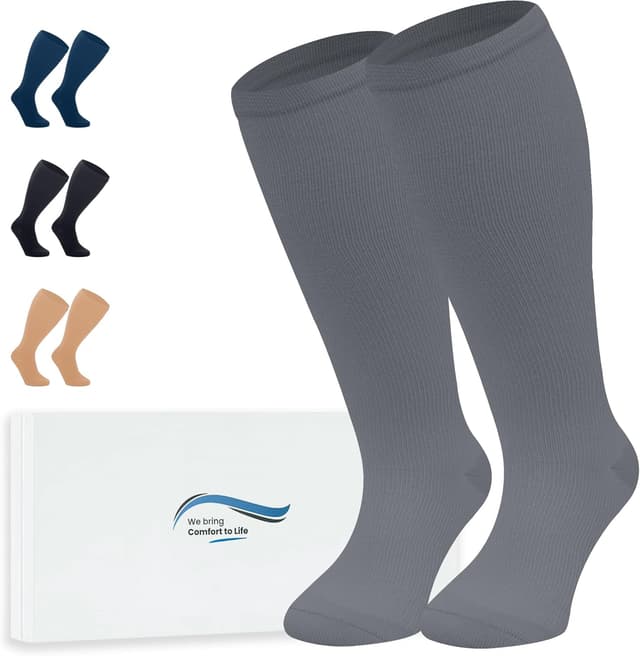 Detalle de 360 Relief Calze Compressione 3XL Grigio
