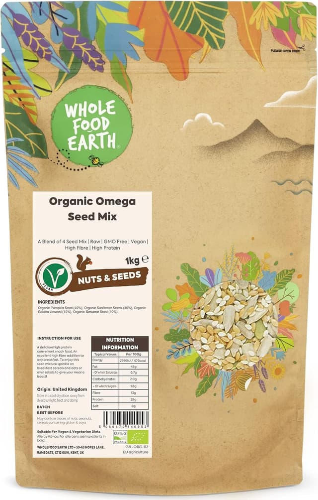 Detalle de Whole Food Earth Omega Seed Mix 1kg