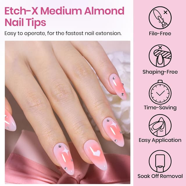 Thumbnail 4 de Beetles Almond Nail Tips 576pcs 💅