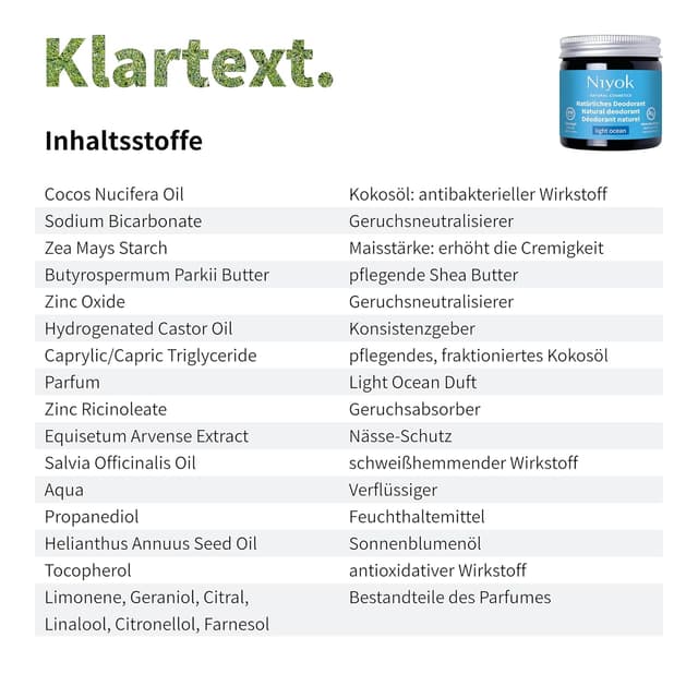 Thumbnail 1 de Niyok Deocreme Light Ocean 40 ml