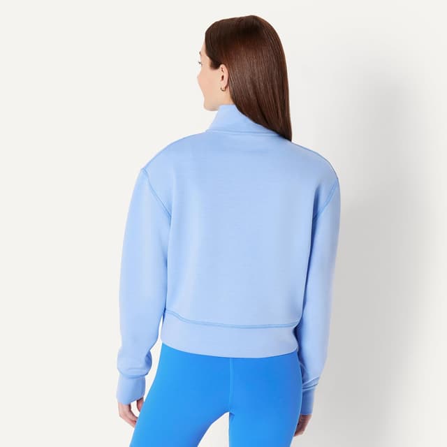 Detalle de Amazon Essentials Women’s Active Sweat Half Zip Pullover Sweatshirt