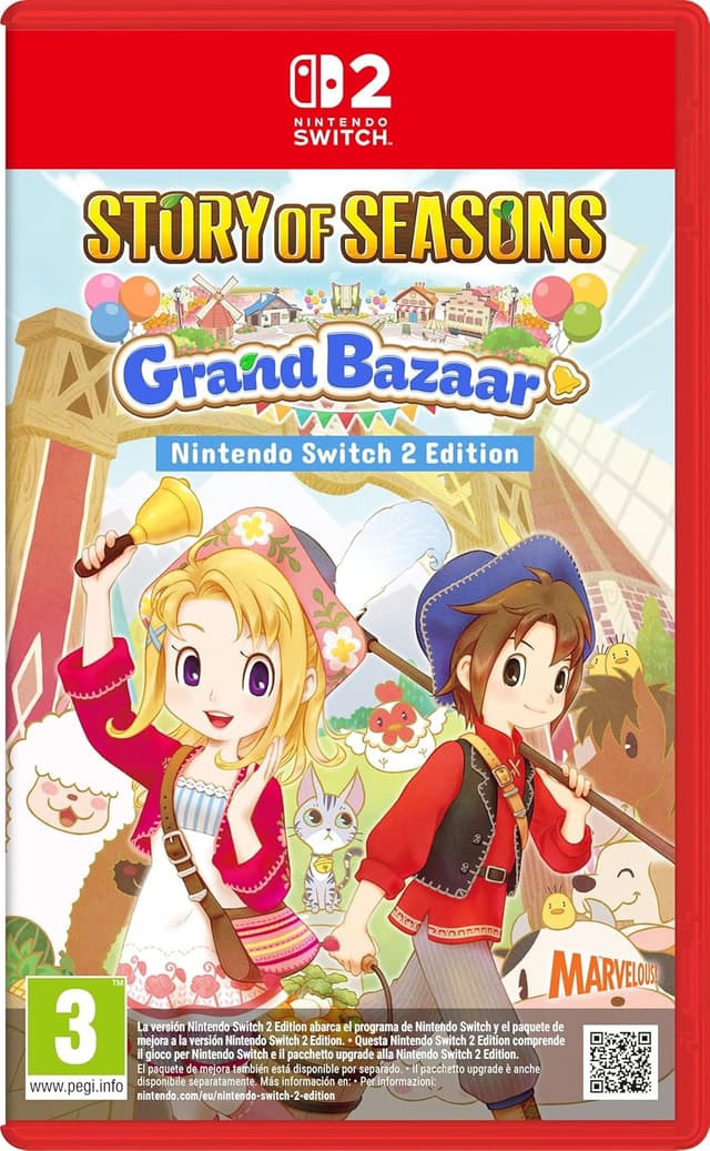 Detalle de Story of Seasons: Grand Bazaar — Switch 2